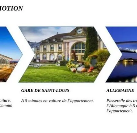 Des 3 Pays. 2 Mn De Bale+ Free Parking Apartament *